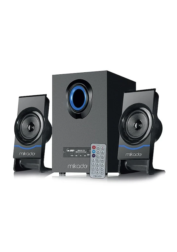 Mikado Md-1700Bt 2+1 Siyah Usb+Sd+Fm Destekli Multimedia