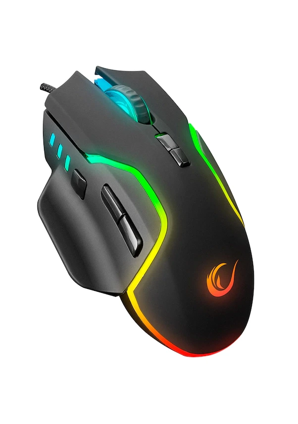 Rampage Miracle M2 Usb Siyah 8 Tuşlu RGB 7200dpi Gaming Oyuncu Mo