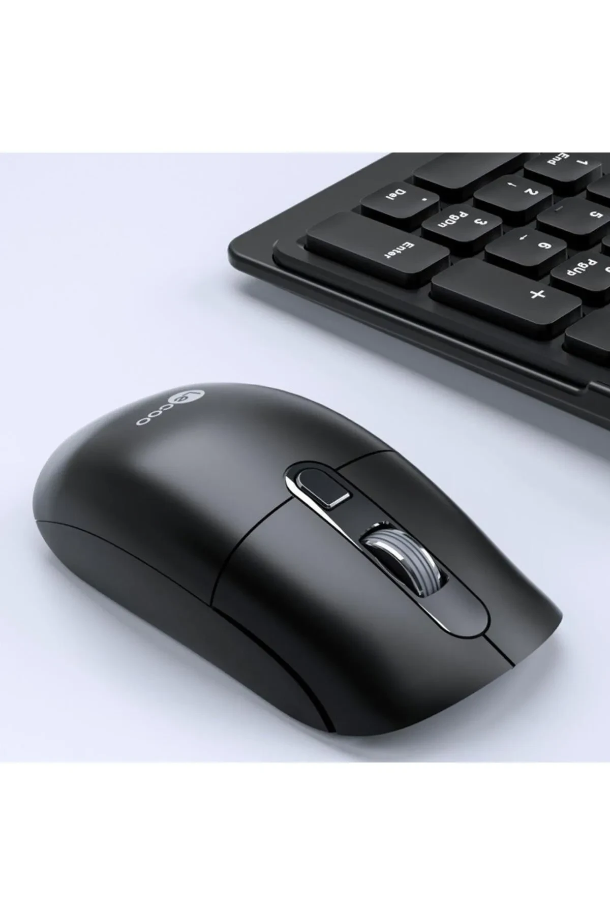 LECOO KW203 WİRELESS USB KABLOSUZ kablosus set Q Trk Standart Klavye Optic Mouse