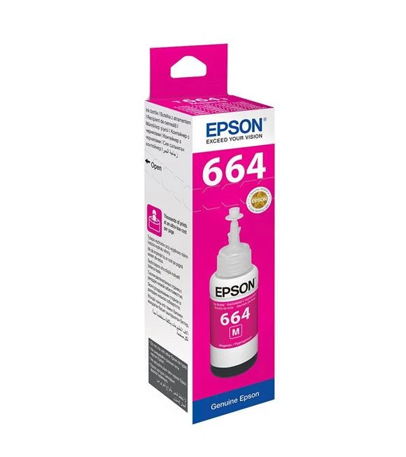 EPSON T66434A Kırmızı L100/L110/L200/L210/L300/L355/ Mürekkep