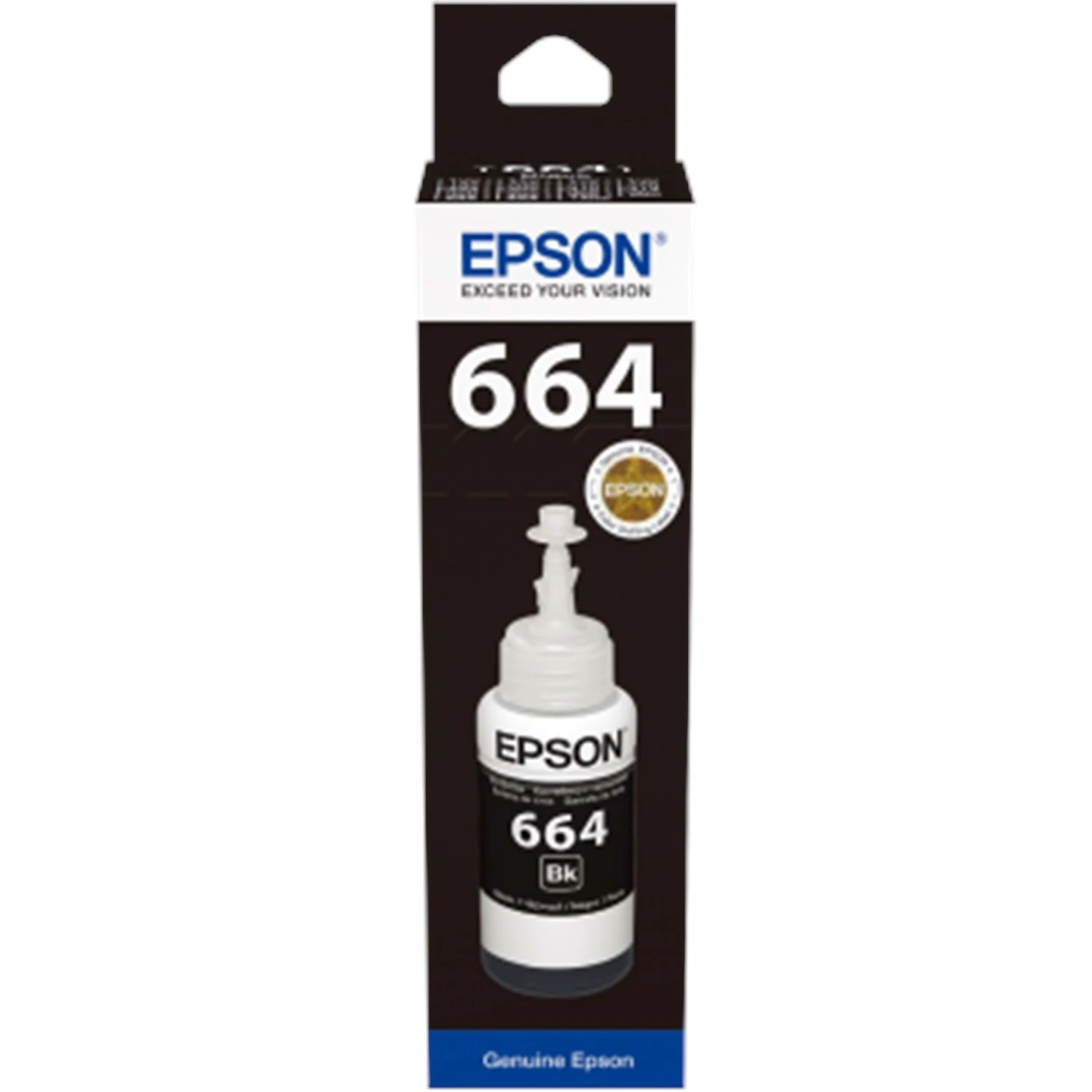 EPSON T6641 Siyah L100/L110/L200/L210/L300/L355/ Mürekkep