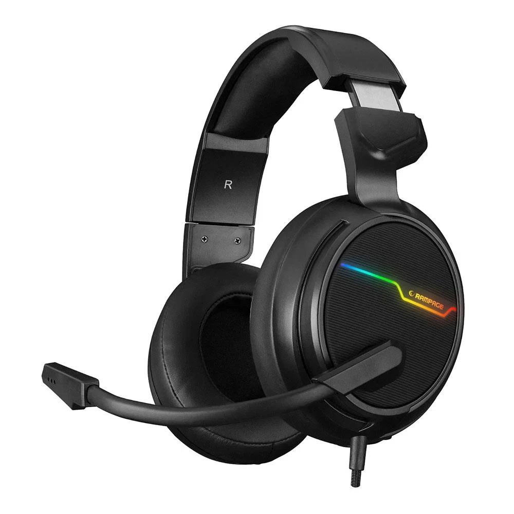 SNOPY RAMPAGE COMFORT RGW9 Oyuncu SİYAH OYUNCU USB 7.1 Surround Mikrofonlu Kulak