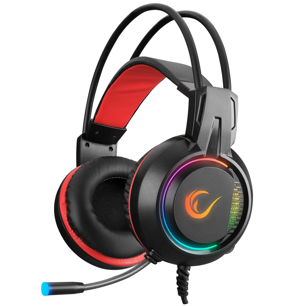SNOPY RAMPAGE RM-K25 LUNATİC PRO Siyah/Kırmızı 7,1 SURROUND RGB IŞIKLI GAMING